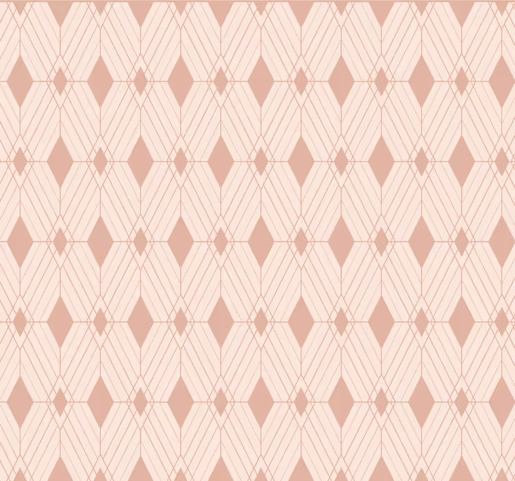 Tile wallpaper art deco pastel diamonds - TenStickers