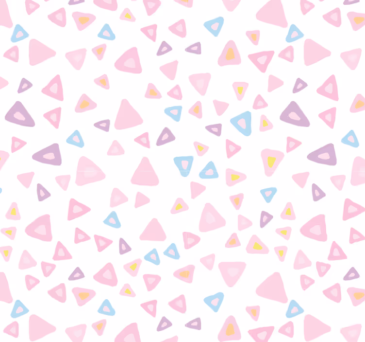 Tile wallpaper kawaii style pastel pattern - TenStickers