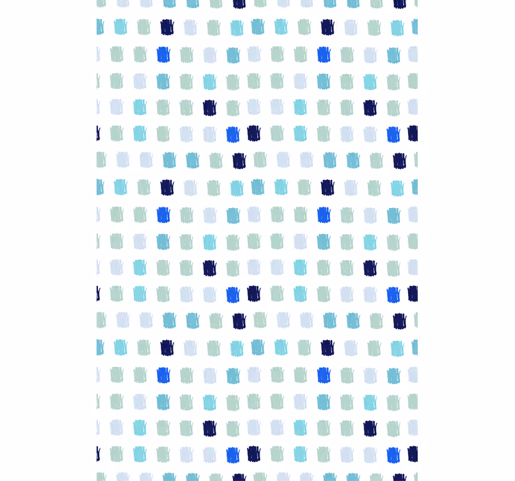 Scandinavian wallpaper paint strokes in blue shades - TenStickers