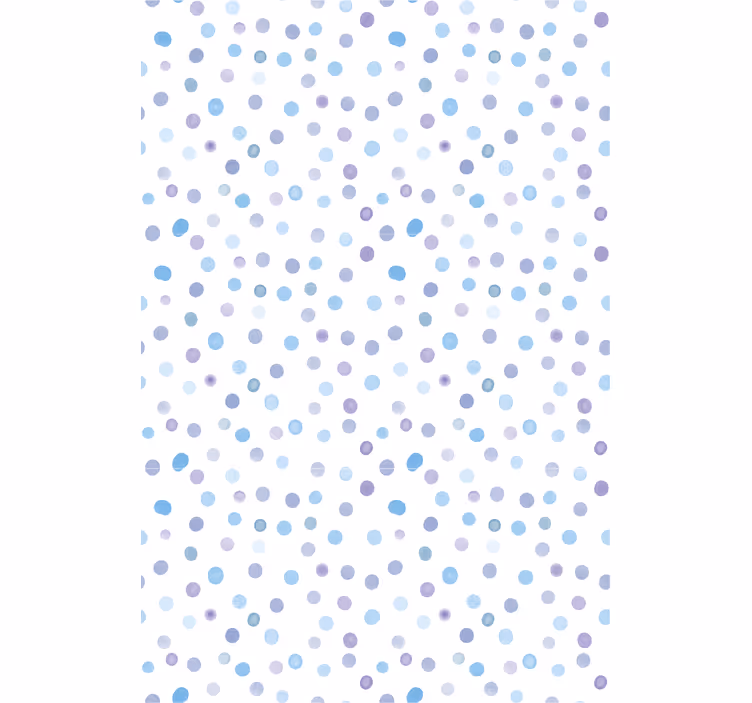 Textured wallpaper in blue shades dot pattern - TenStickers