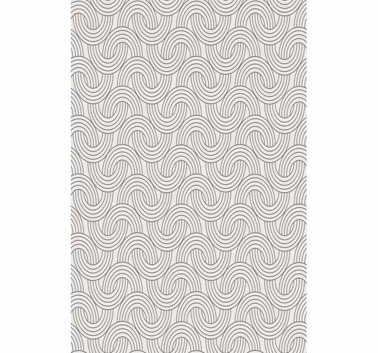 Textured wallpaper with intricate wave patterns - TenStickers