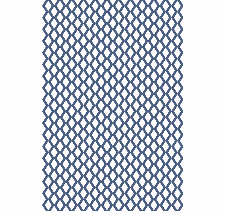 Textured wallpaper geometric lattice design - TenStickers