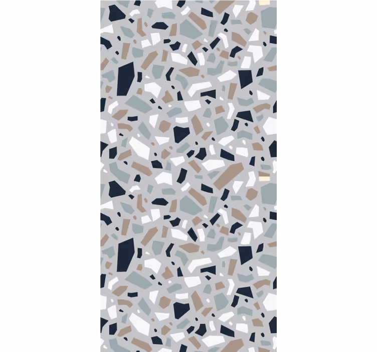 Textured wallpaper with abstract terrazzo pattern - TenStickers