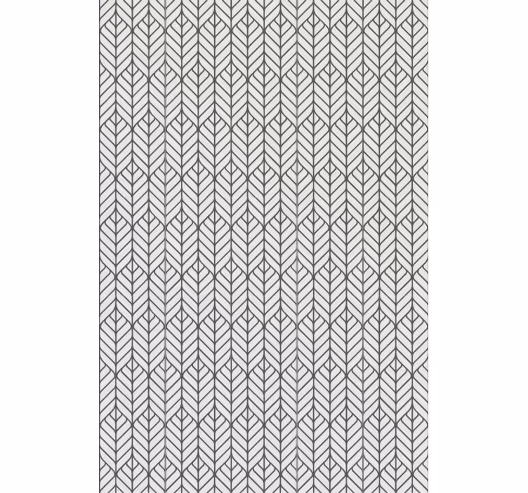 Office wallpaper elegant leaf design - TenStickers