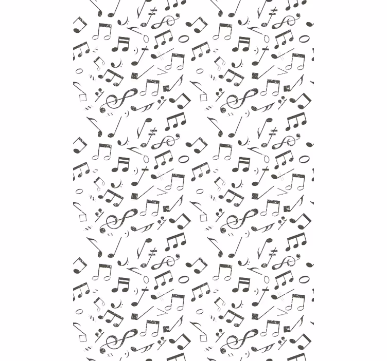 Office wallpaper music notes design - TenStickers