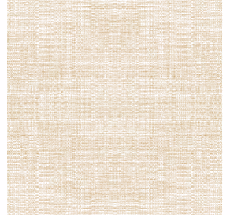 Living room wallpaper thin jute beige design - TenStickers