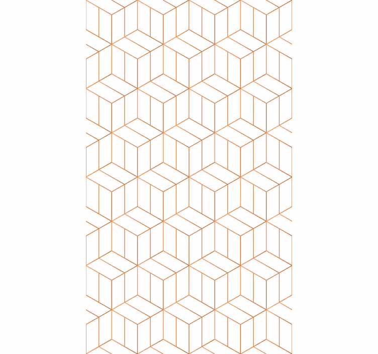 Modern wallpaper with unique octagon patterns - TenStickers