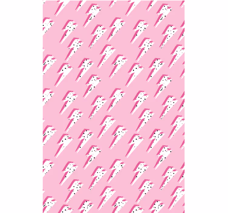 Teens wallpaper white rays on pink background - TenStickers