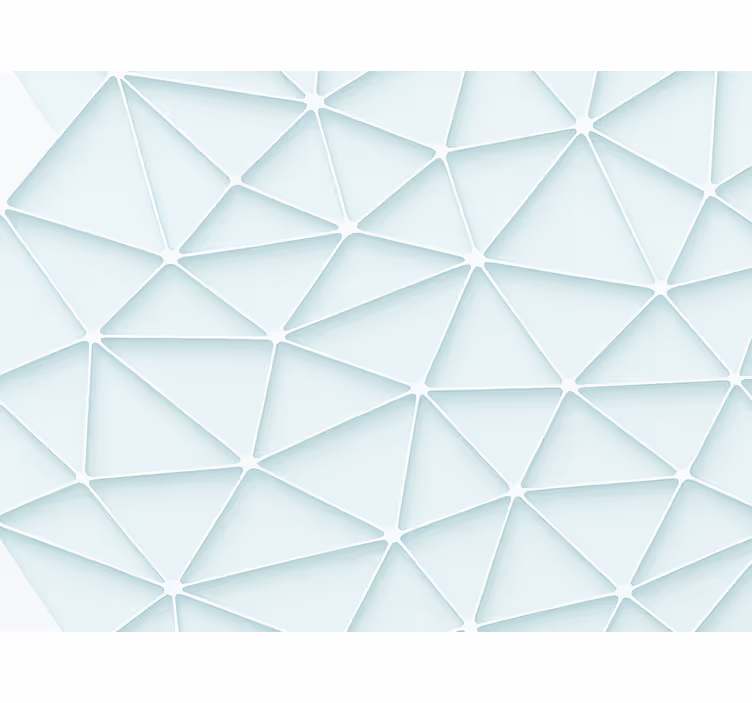 Living room wallpaper abstract triangle design - TenStickers