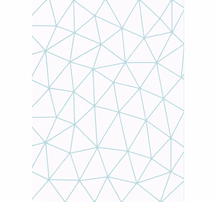 Living room wallpaper abstract triangle design - TenStickers