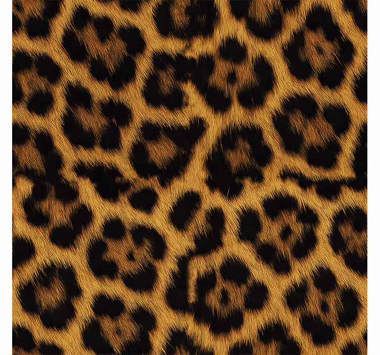 Master bedroom wallpaper leopard fluffy design - TenStickers