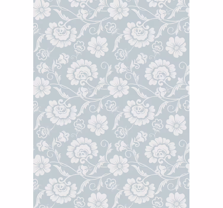 Floral wallpaper granny chic floral print - TenStickers