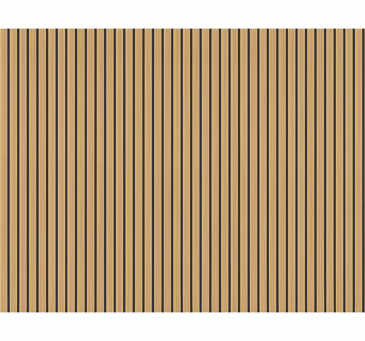Bedroom wallpaper modern oak stripes - TenStickers
