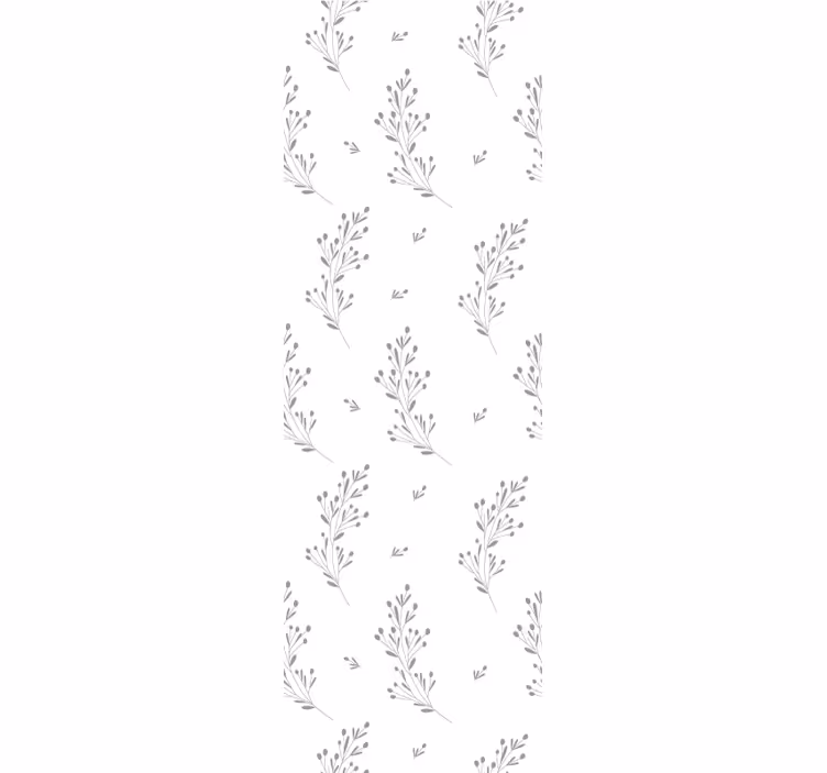 Bedroom wallpaper light meadow flowers design - TenStickers