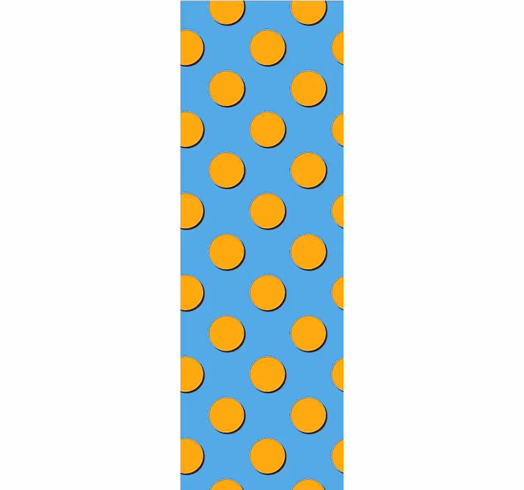 Bedroom wallpaper with retro dots abstract design - TenStickers