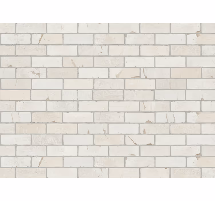 Industrial wallpaper light color bricks - TenStickers