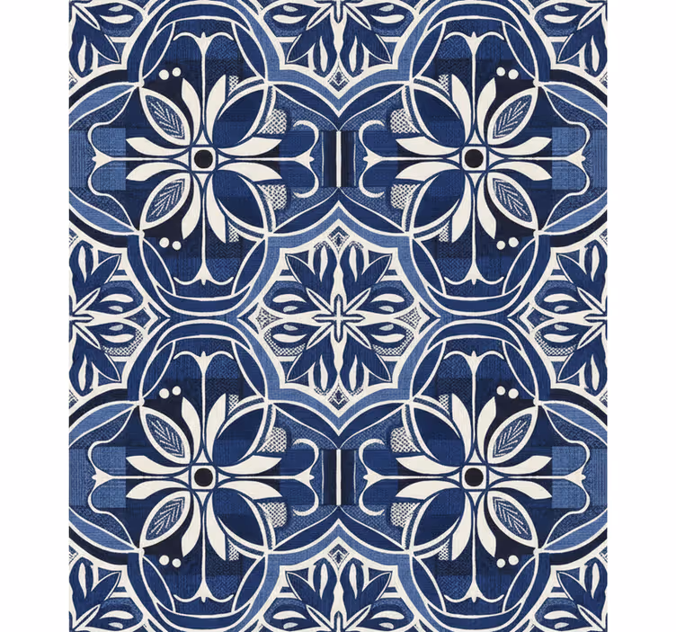 Navy wallpaper navy fabric design pattern - TenStickers