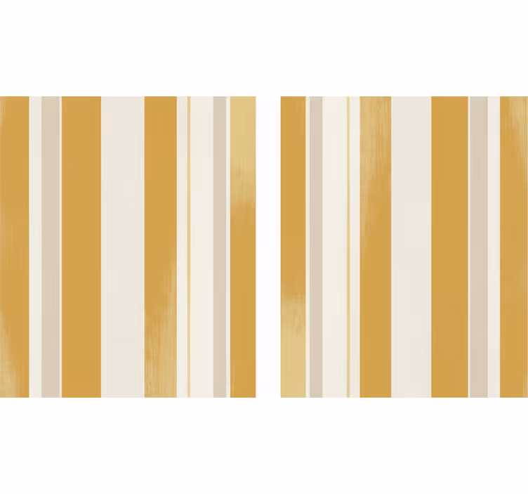 Vertical stripes wallpaper in fine yellow decor - TenStickers