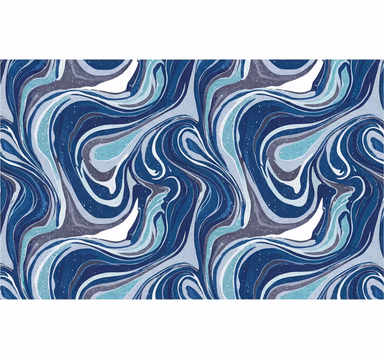 Modern wallpaper dark abstract swirl design - TenStickers