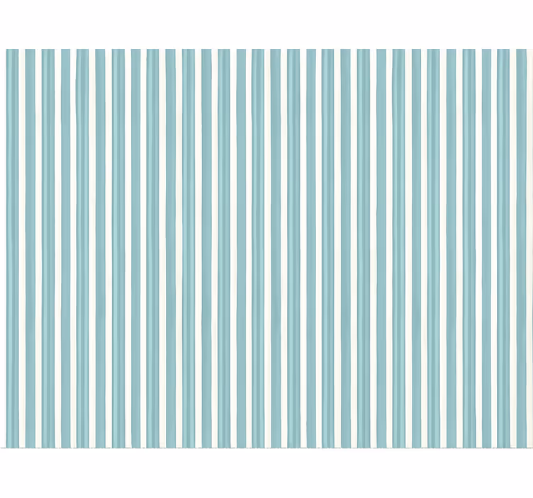 Vertical stripes wallpaper in muted teal organic - TenStickers