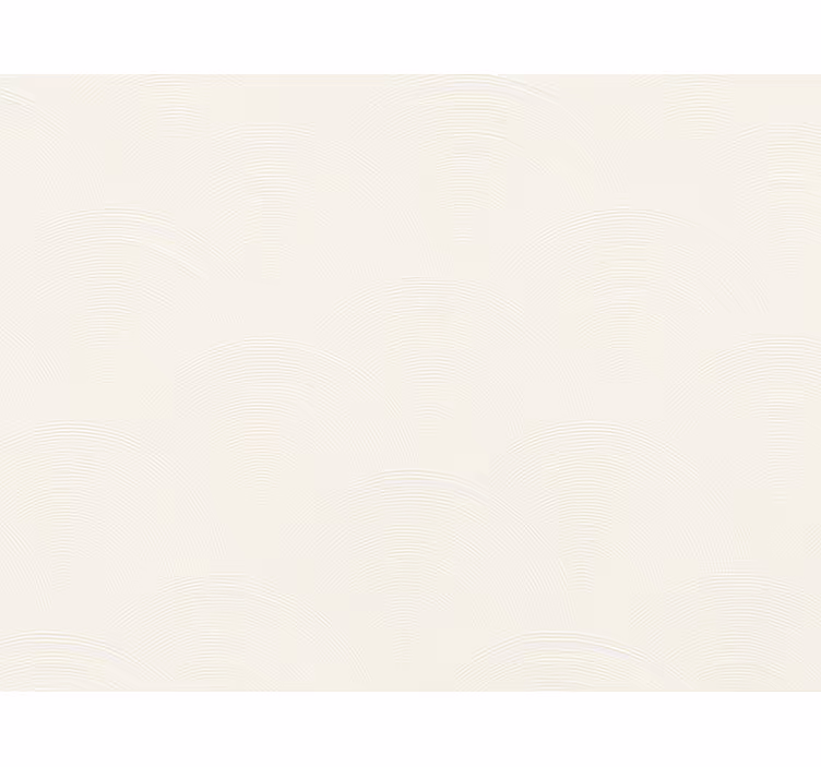 Striped wallpaper warm white overlapping arcs - TenStickers