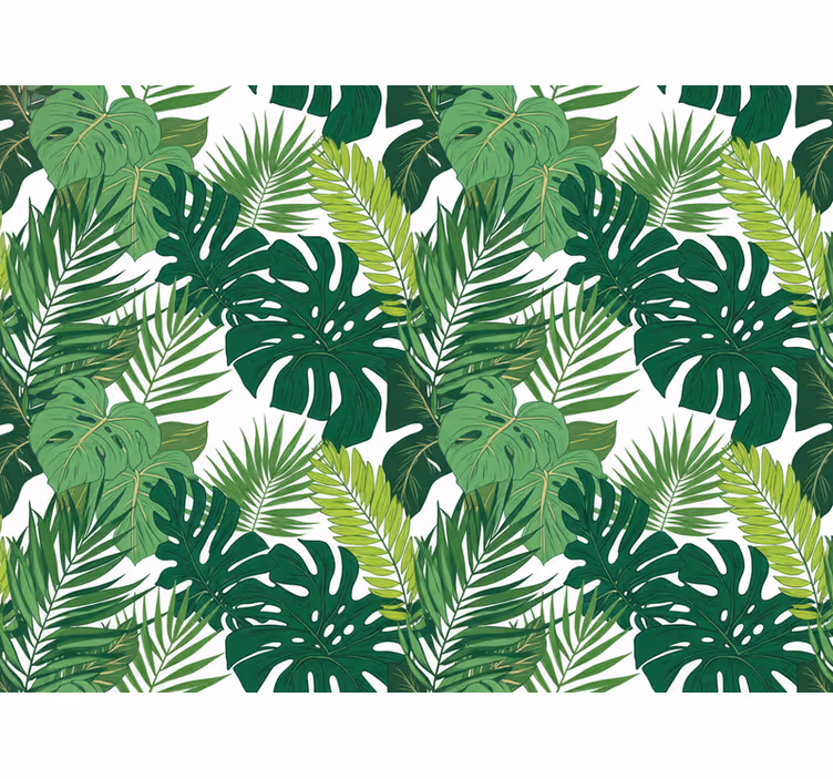 Leaf wallpaper jungle leaves wallpaper - TenStickers