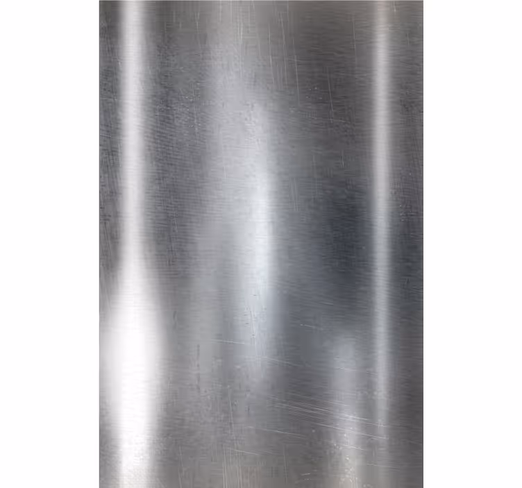 Metal wallpaper silver rustic metal texture - TenStickers