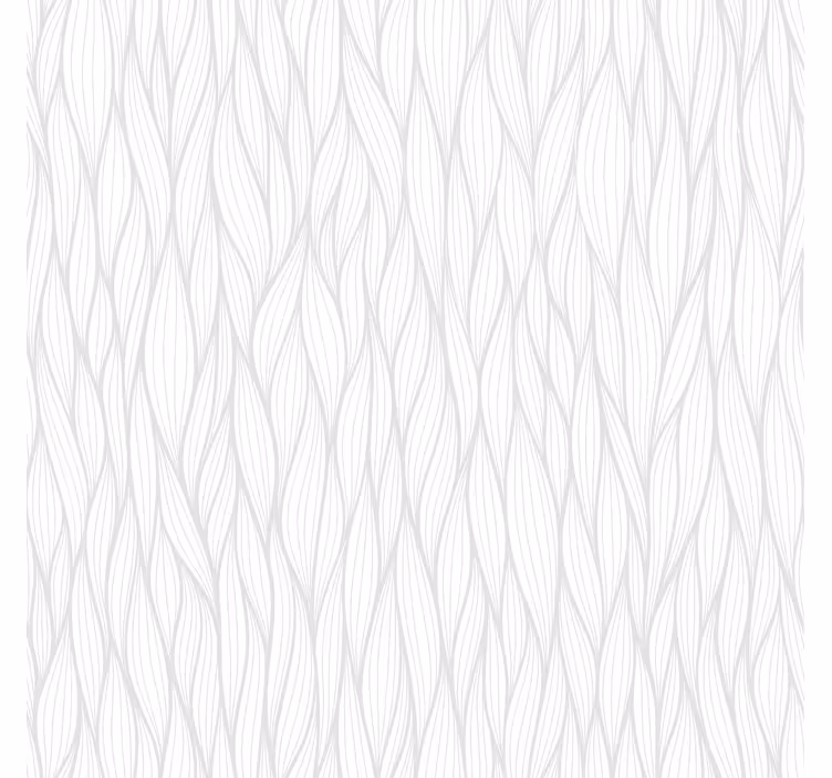 White wallpaper with wavy lines - TenStickers