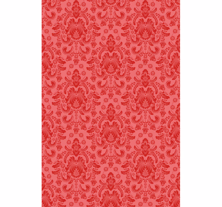 Red wallpaper lydiard house - TenStickers