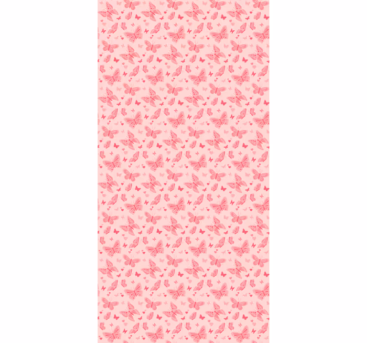 Pink wallpaper in vibrant shades of pink - TenStickers
