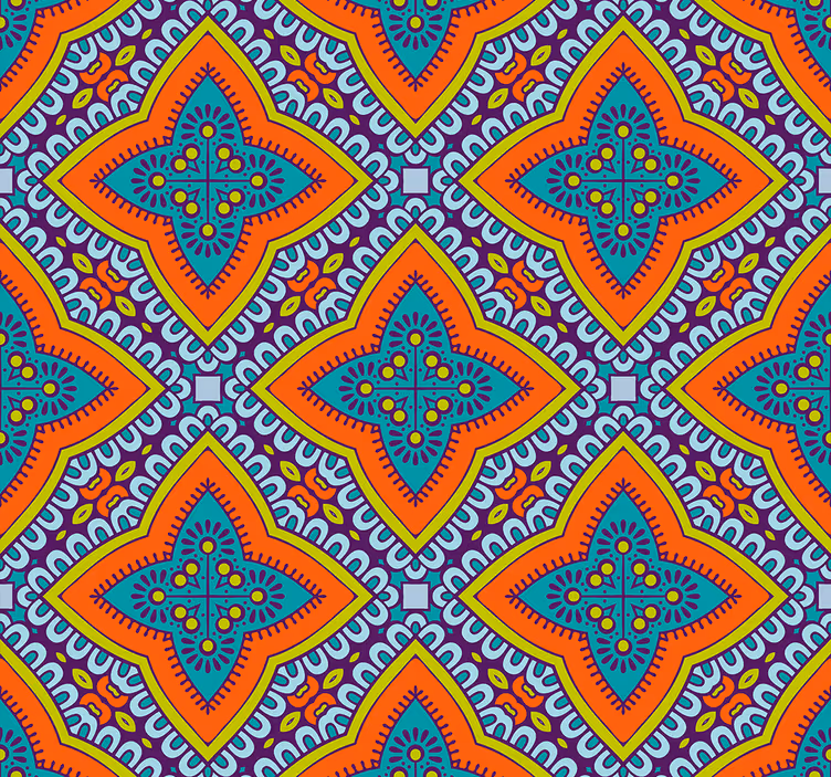 Geometric wallpaper geometric pattern decor - TenStickers