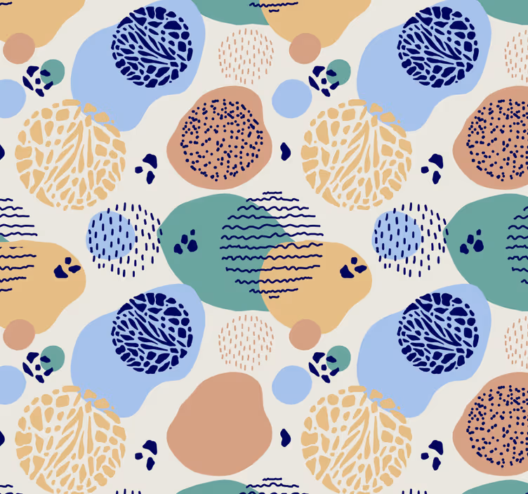 Textured wallpaper stains pattern - TenStickers