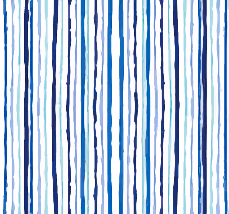 Striped wallpaper in blue vertical pattern - TenStickers