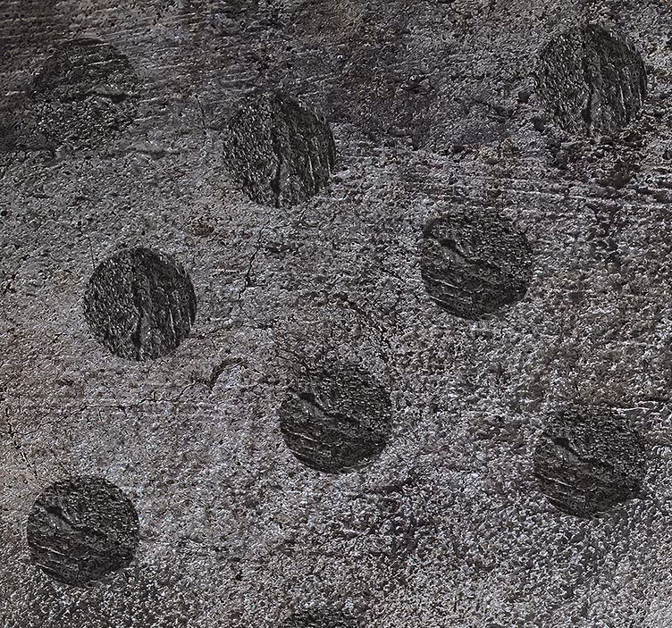 Abstract Circular Motifs Texture Pattern Wallpaper - TenStickers