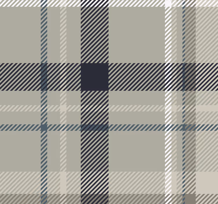 Urban green tartan textured wallpaper - TenStickers