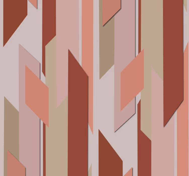 Strawberry Field Abstract Wallpaper - TenStickers