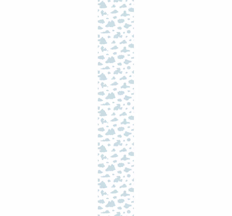Light blue clouds Childrens Wallpaper - TenStickers