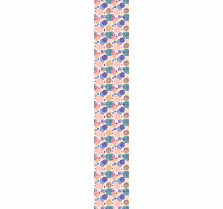 Polka Texture Blend circle pattern wallpaper - TenStickers