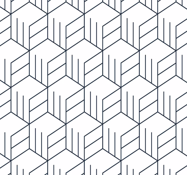 Geometric wallpaper geometric line pattern - TenStickers