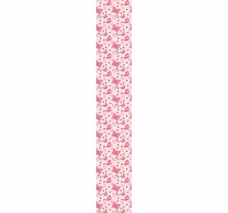 Butterfly garden motif butterfly wallpaper - TenStickers