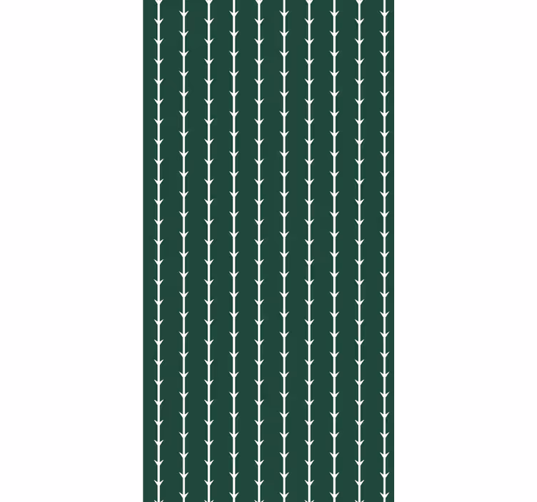 Geometric wallpaper in bamboo pattern design - TenStickers