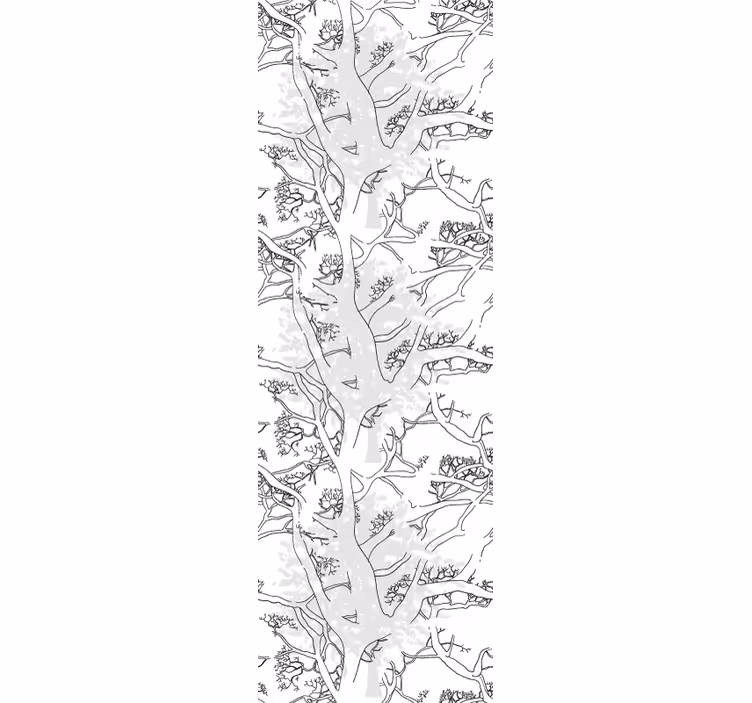 Dark tree branches tree wallpaper - TenStickers