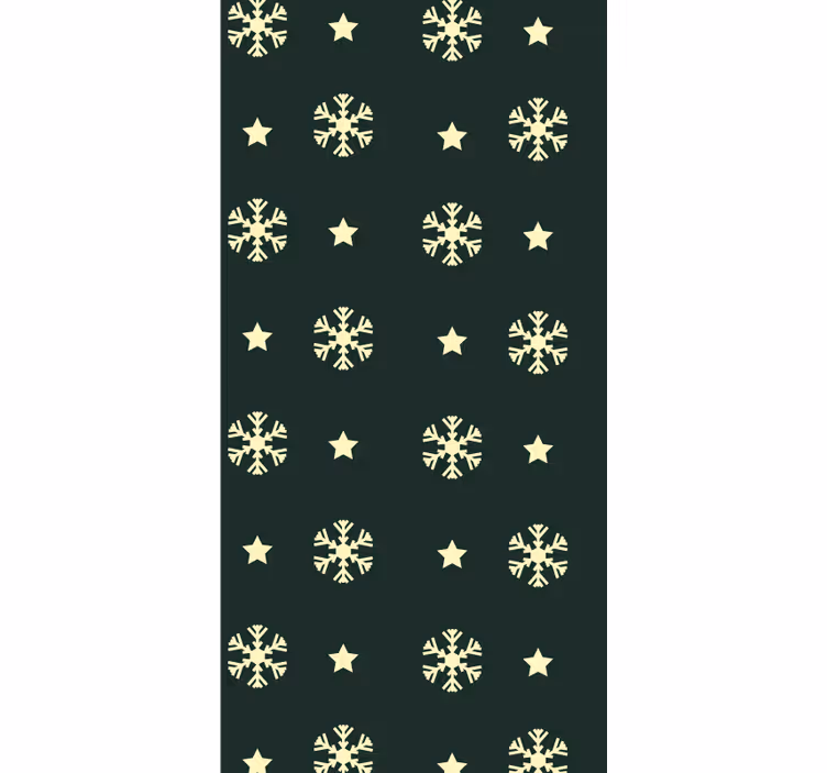 Scandinavian Snowflakes skandinavian wallpaper - TenStickers
