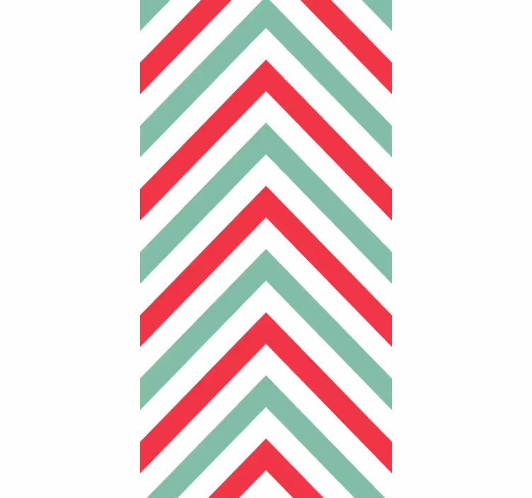 Chevron Zigzag Pattern geometric wallpaper - TenStickers