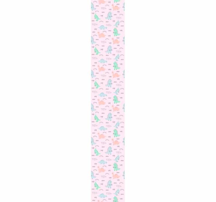 Dinosaur wallpaper with fun dinosaur patterns - TenStickers