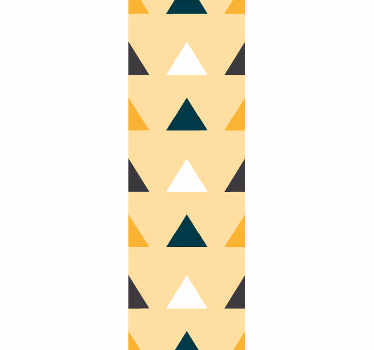 Geometric wallpaper geometric triad design - TenStickers