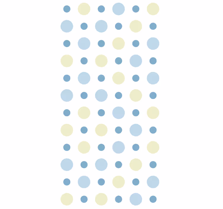 Wallpaper polka dots polka dot calm - TenStickers