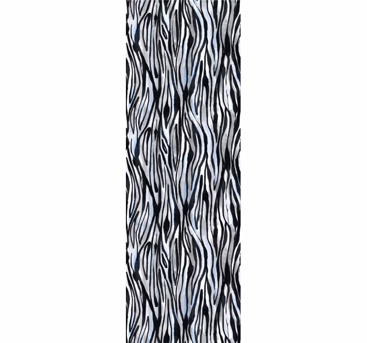Zebra wallpaper zebra stripe design - TenStickers