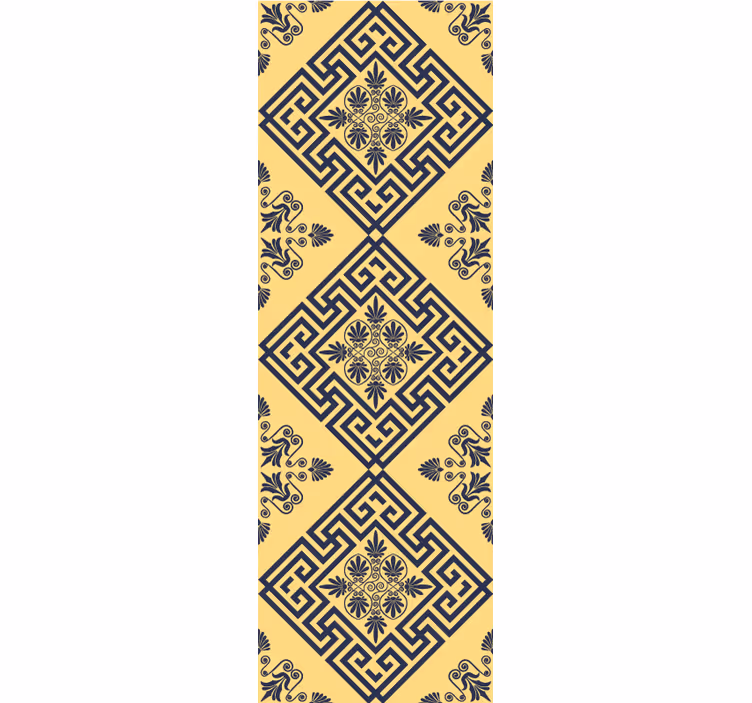 Geometric Mosaic tile wallpaper - TenStickers