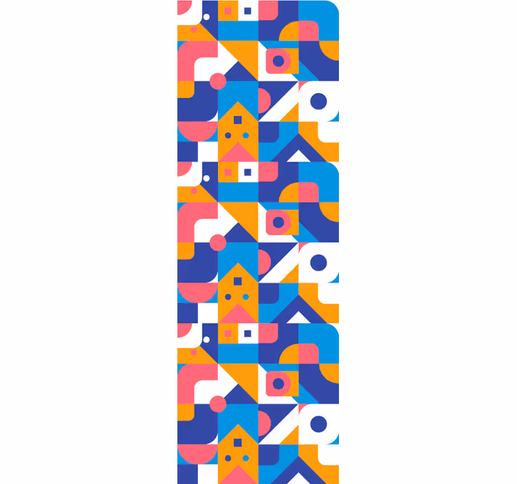 Geometric wallpaper geometric abstraction - TenStickers